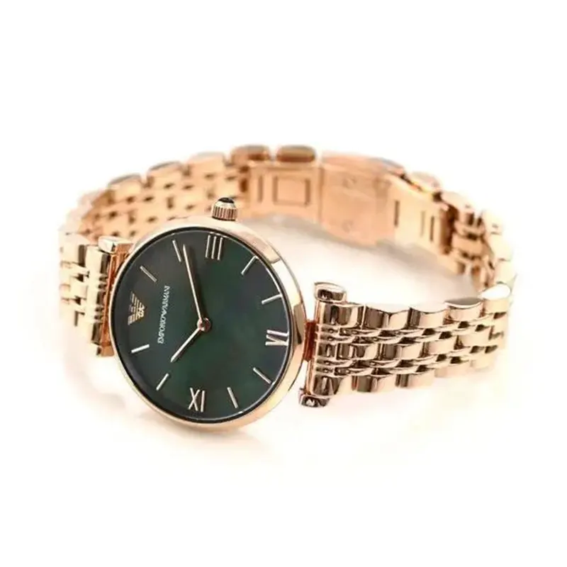 Emporio Armani Gianni T-Bar Mop Dial Ladies Watch- AR11145